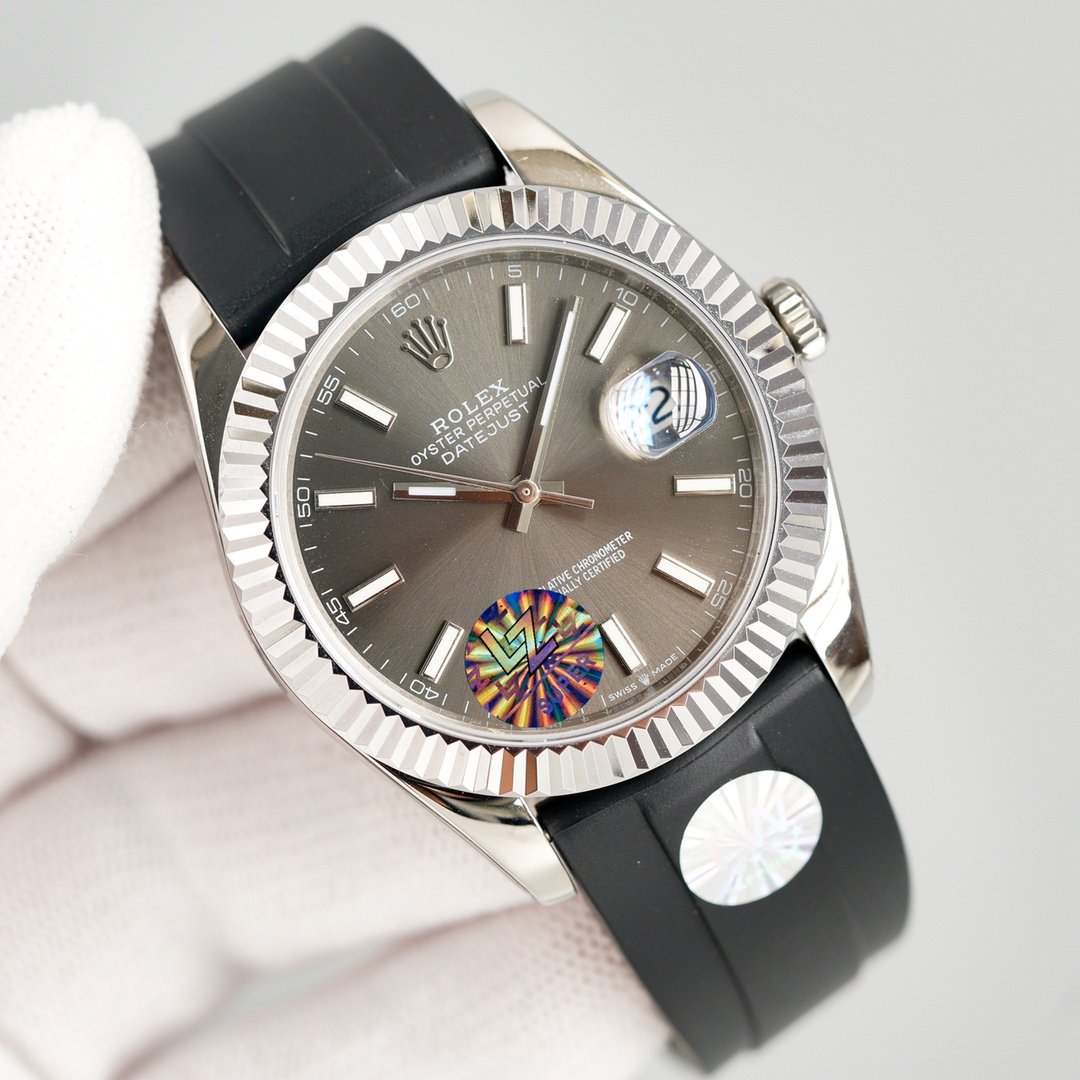 DATEJUST II 41MM STAINLESS STEEL GREY DIAL