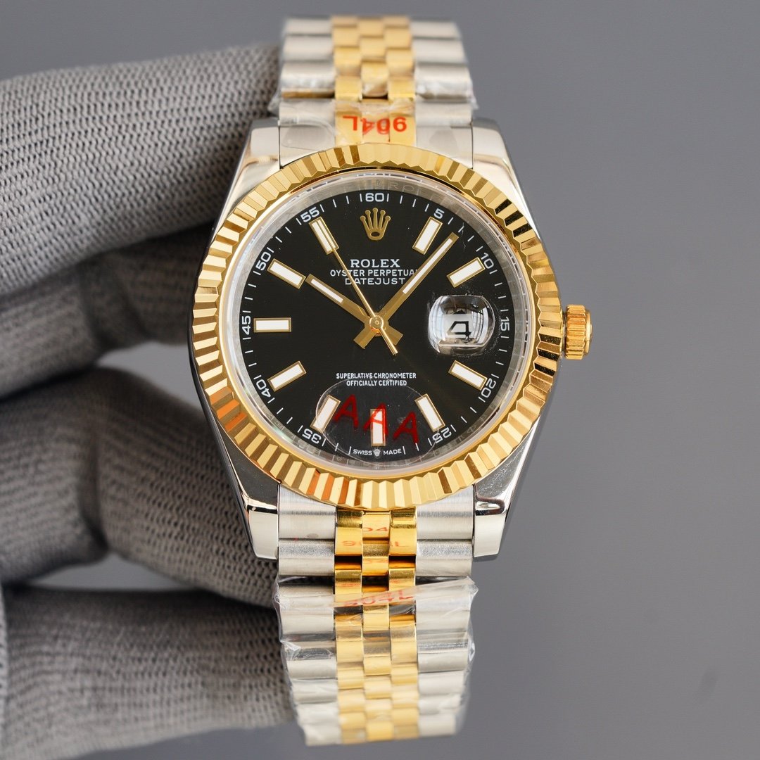 DATEJUST 41MM GOLD STEEL JUBILEE BRACELET