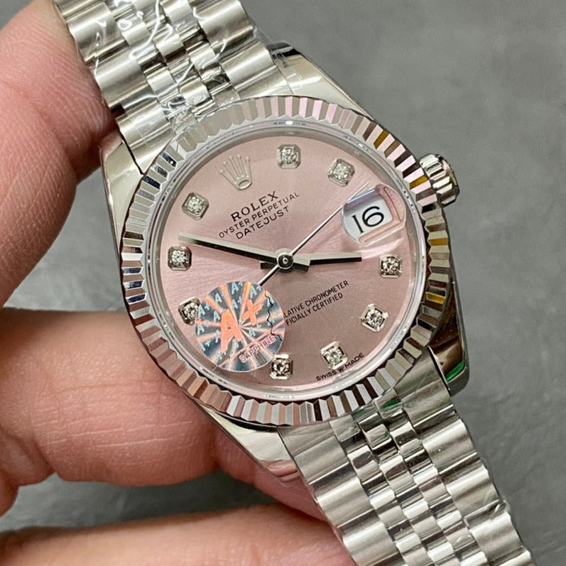 DATEJUST 31MM STEEL PINK DIAL