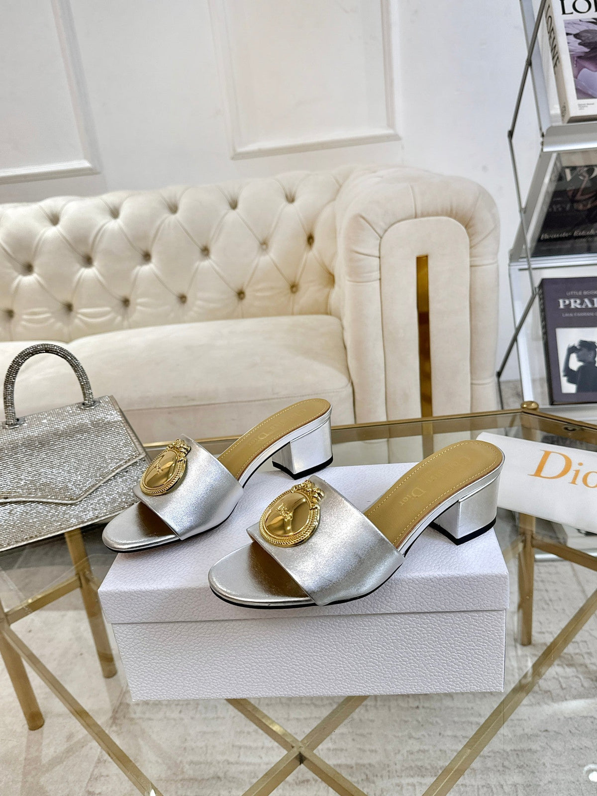 Dior 2026 Boy Heeled Sandal 55mm Calfskin 927392
