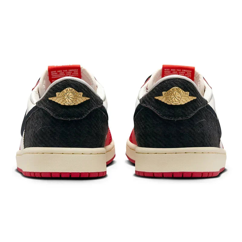 Trophy Room X Air Jordan 1 Retro White Red Black Suede Leather