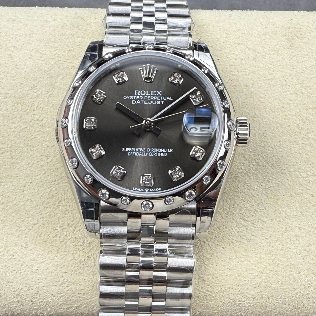 Rolex Datejust Oyster 31mm Diamond Black
