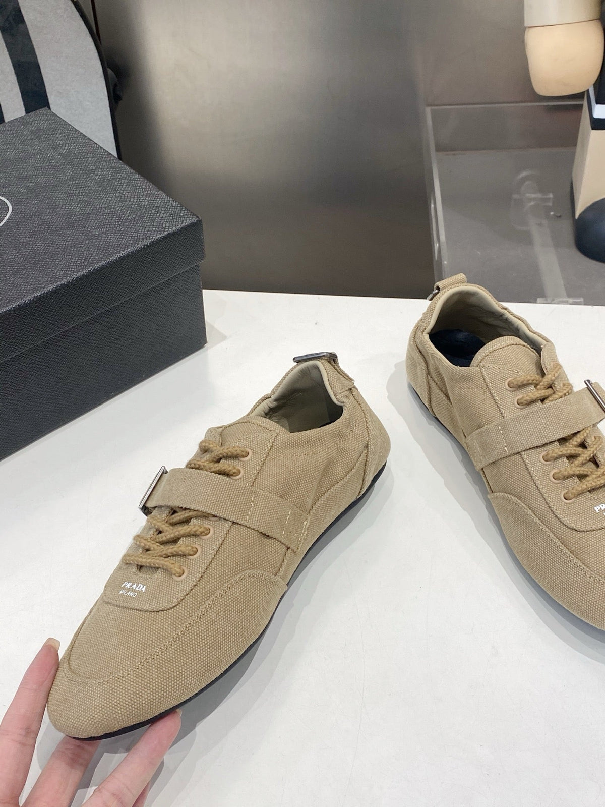 PRA 26S Casual Sneaker Beige Canvas 628553