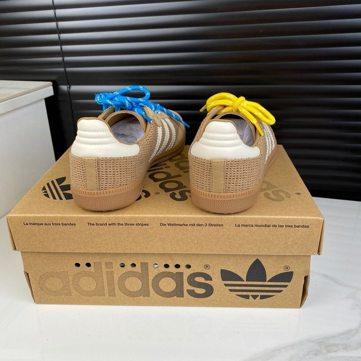 Ivory Sneakers Adidas Samba Sneakers Cowhide