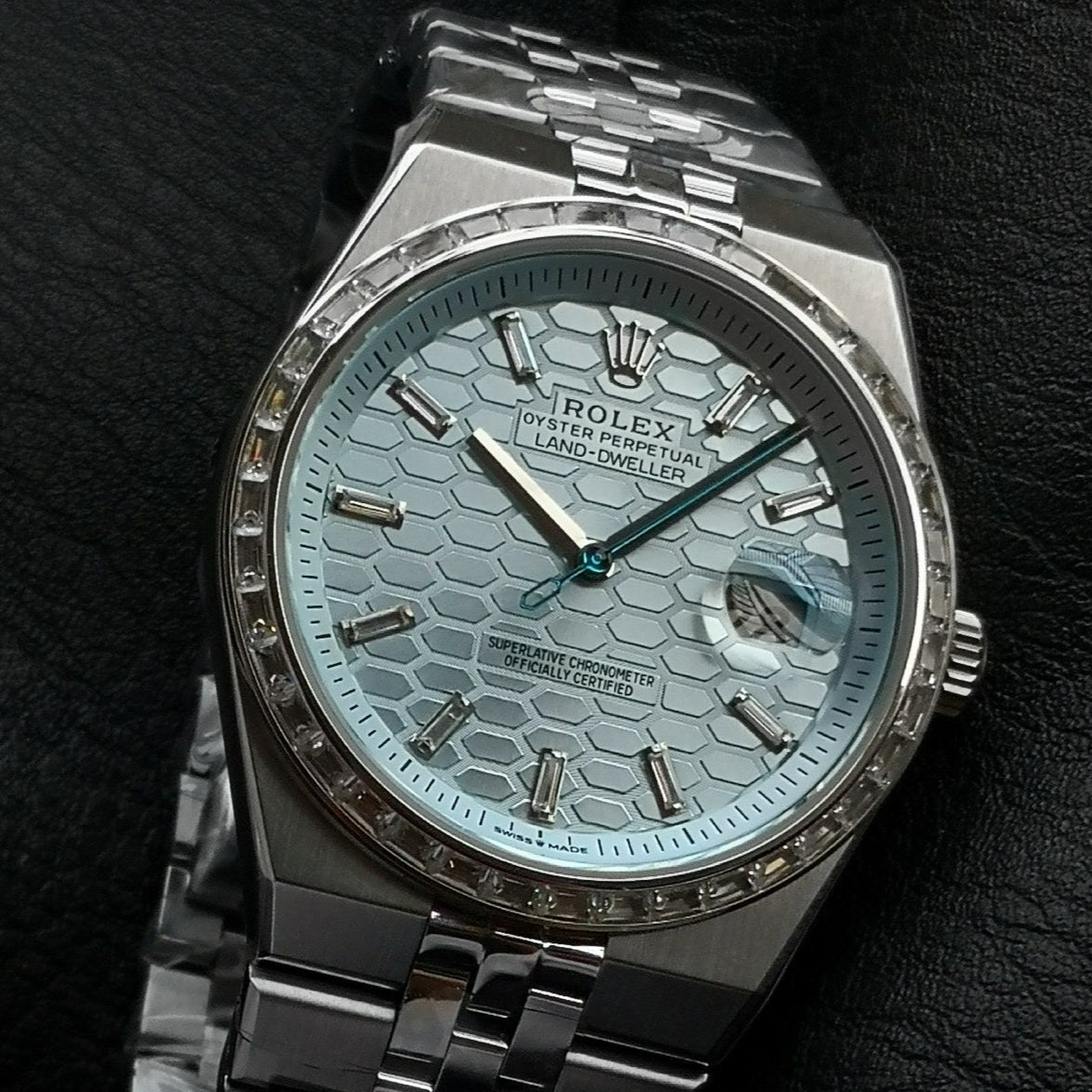 Rolex Land Dweller 40mm Silver Blue