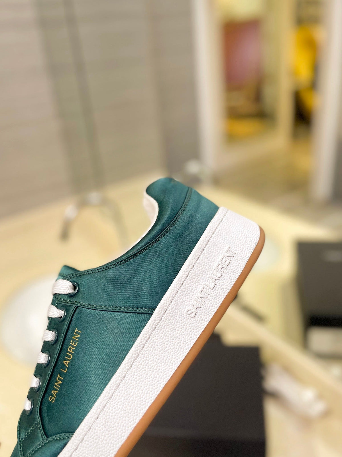 SL SL/61 SNEAKERS CASTLETON GRREN SATIN