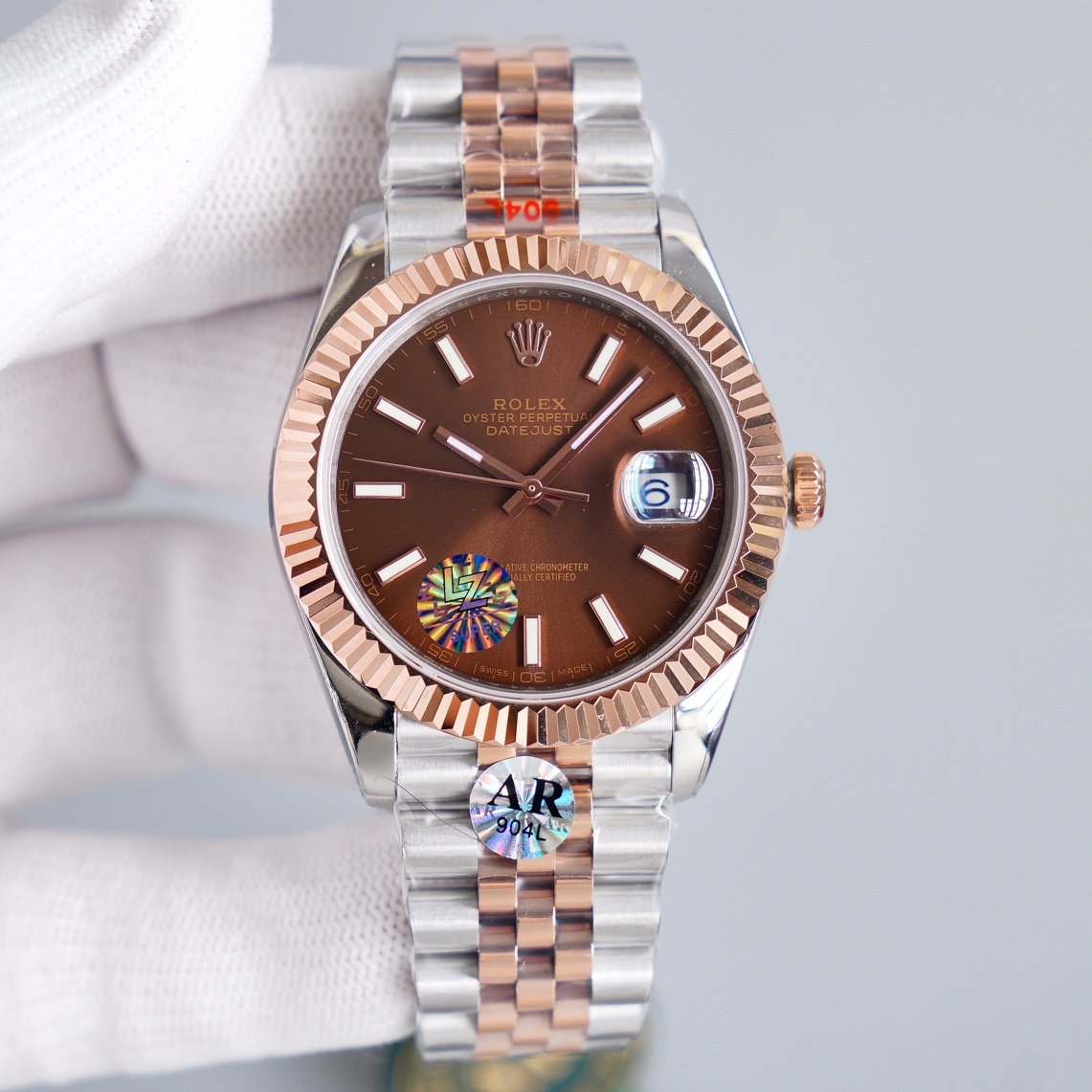 DATEJUST 41MM TWO-TONE ROSE GOLD JUBILEE BRACELET