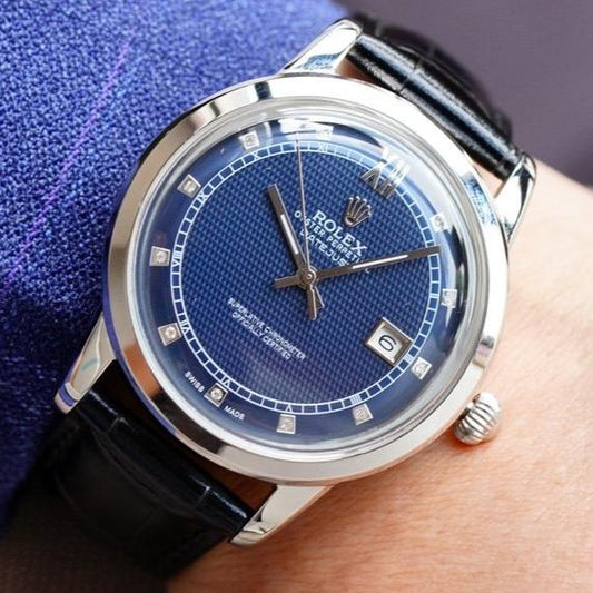 OYSTER PERPETUAL 41MM STEEL CASE DIAMOND NUMERALS