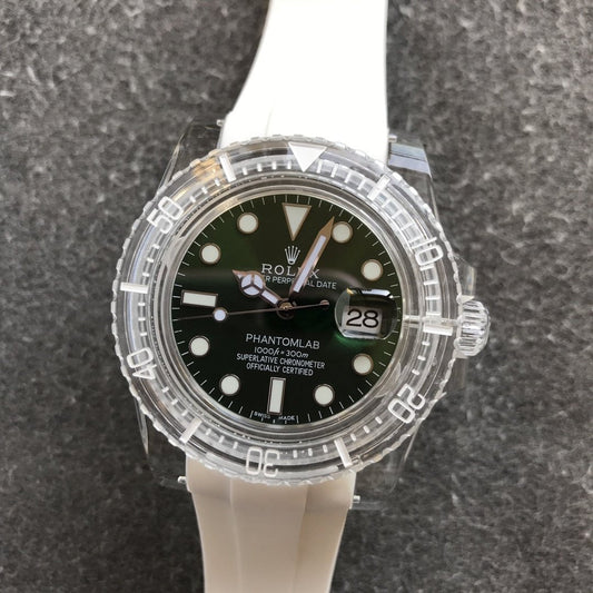SUBMARINER DATE 40 CUSTOM SAPPHIRE GREEN DIAL