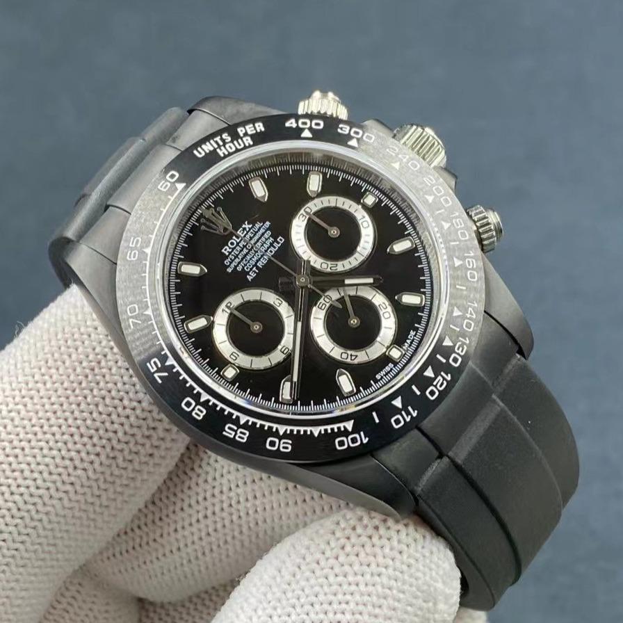 DAYTONA CUSTOM AET 40MM ALL BLACK RUBBER