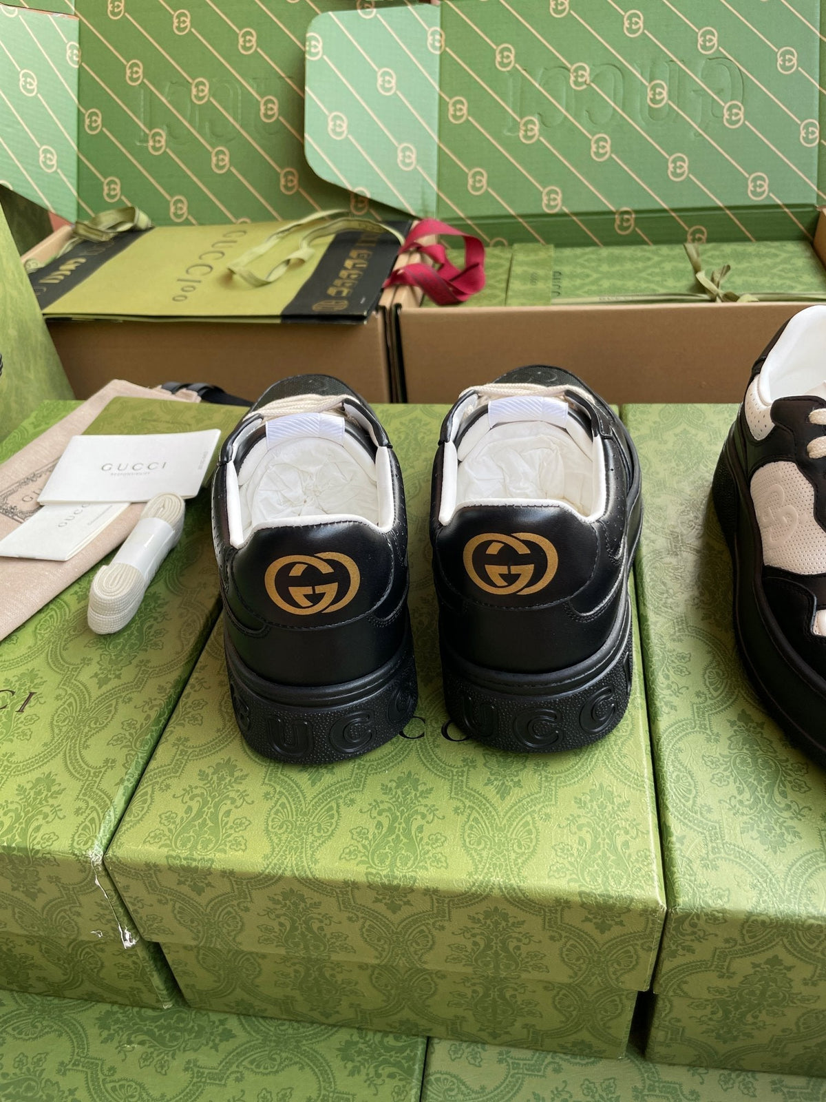 GG 26 Sneaker Black Calfskin 632886