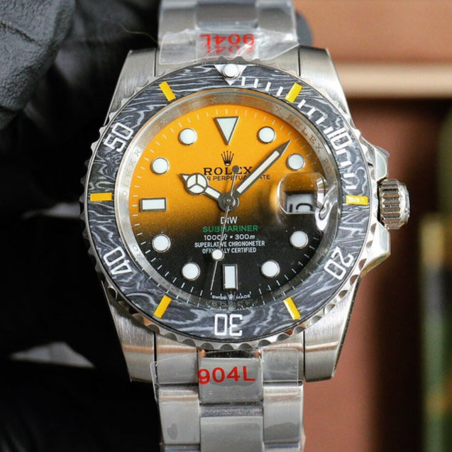 Rolex DIW Submariner 40mm Black Yellow