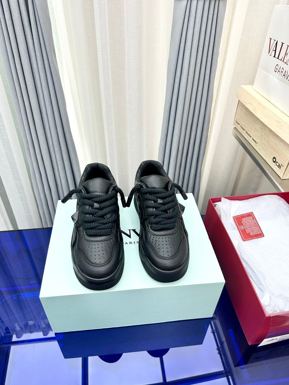 One Stud Garavani Black One Stud XL Sneakers