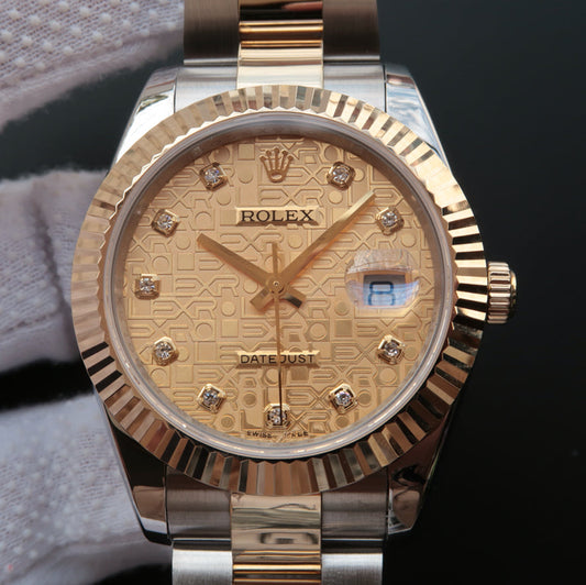 DATEJUST 41 TWO-TONE CHAMPAGNE DIAMOND DIAL