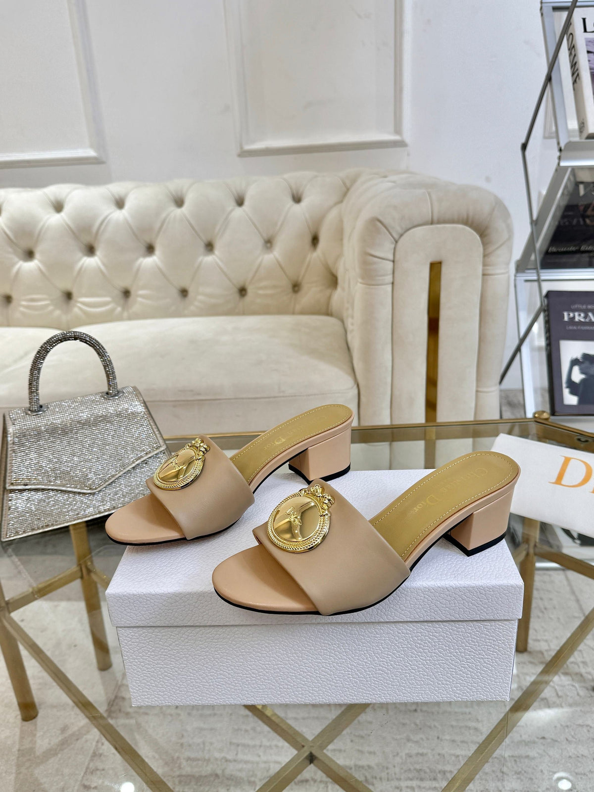 Dior 2026 Boy Heeled Sandal 55mm Calfskin 927392
