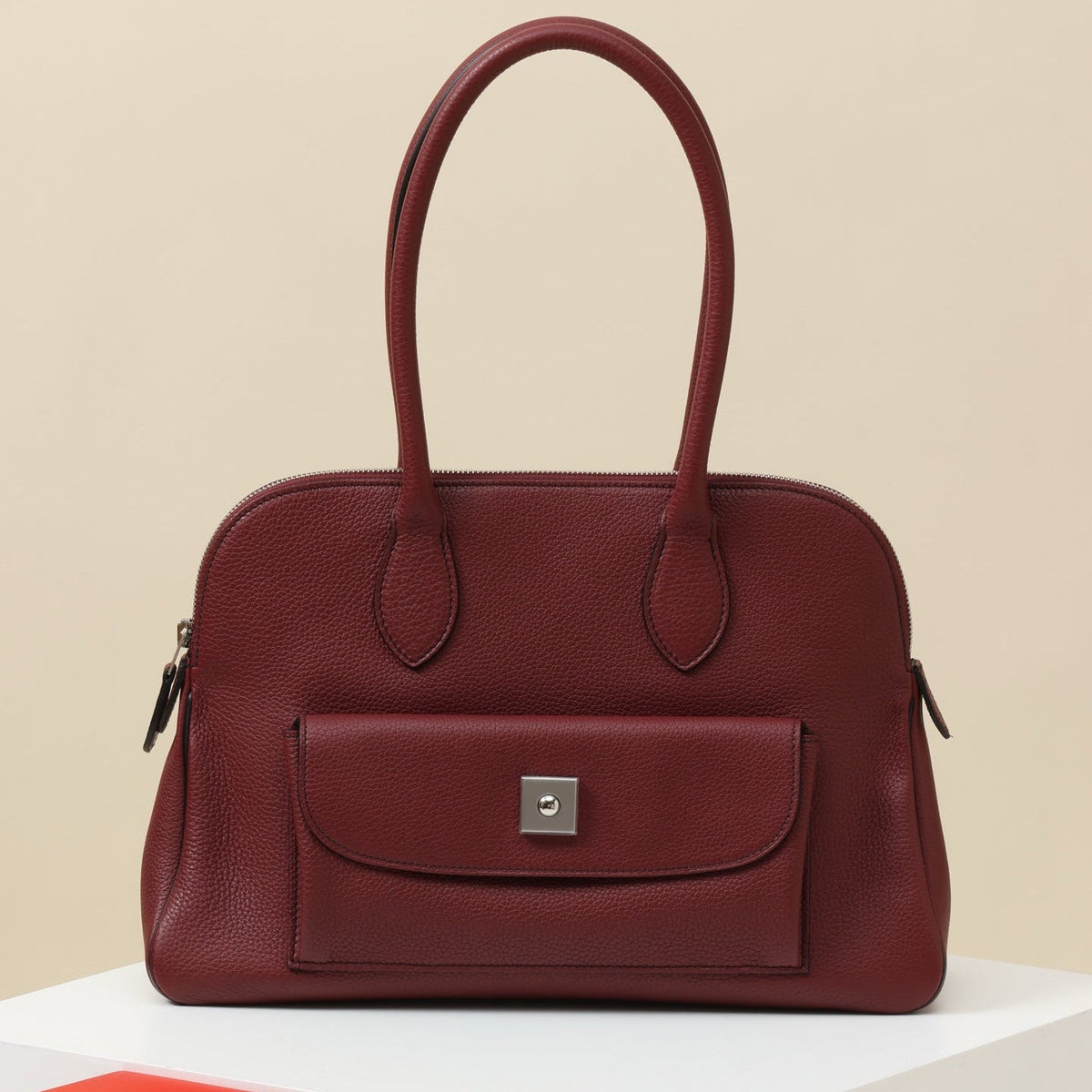High-end Hermes 2026 Caravas 35 Bag Togo Leather