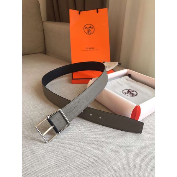 HERM Grey Saddle 38MM Reversible Belt