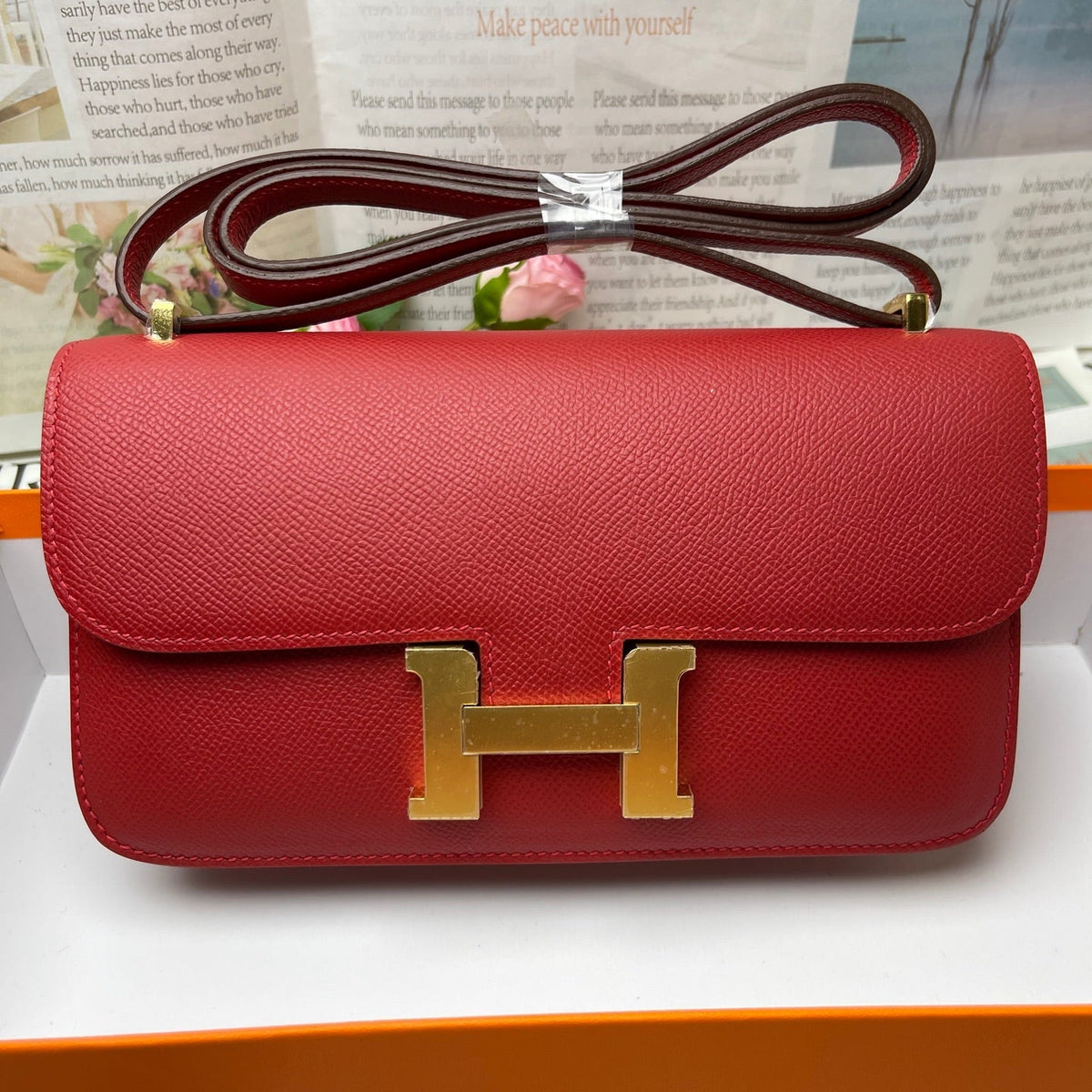 High-end Hermes 2026 Constance Elan 24cm Bag Epsom Leather 2