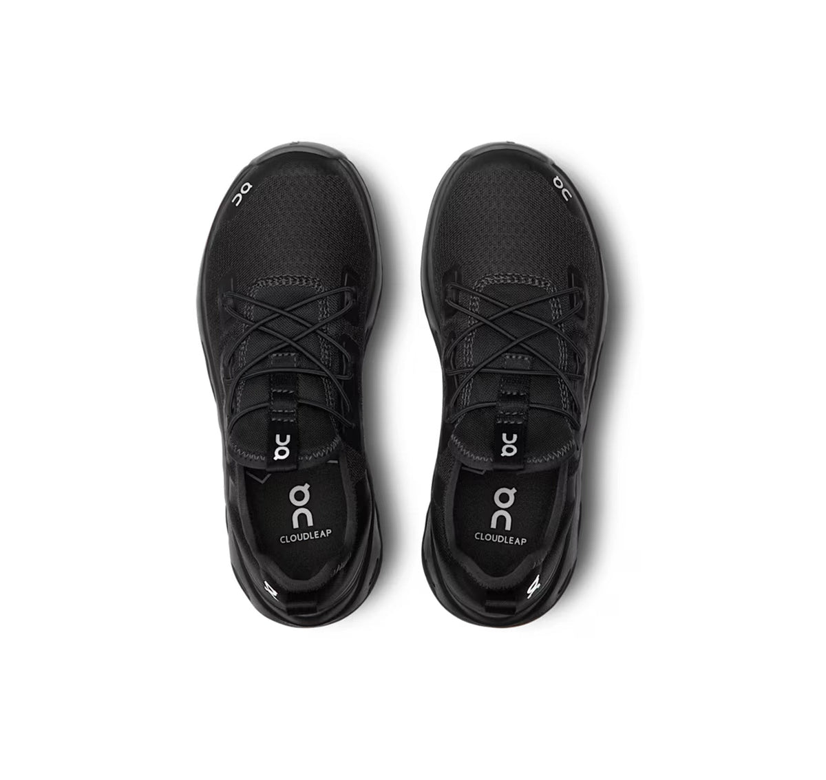 ON Little Kid's Cloudleap Black/Eclipse