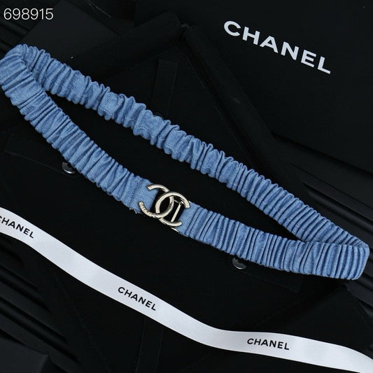 25P IN BLUE DENIM COLOR ELASTIC WAIST BELT